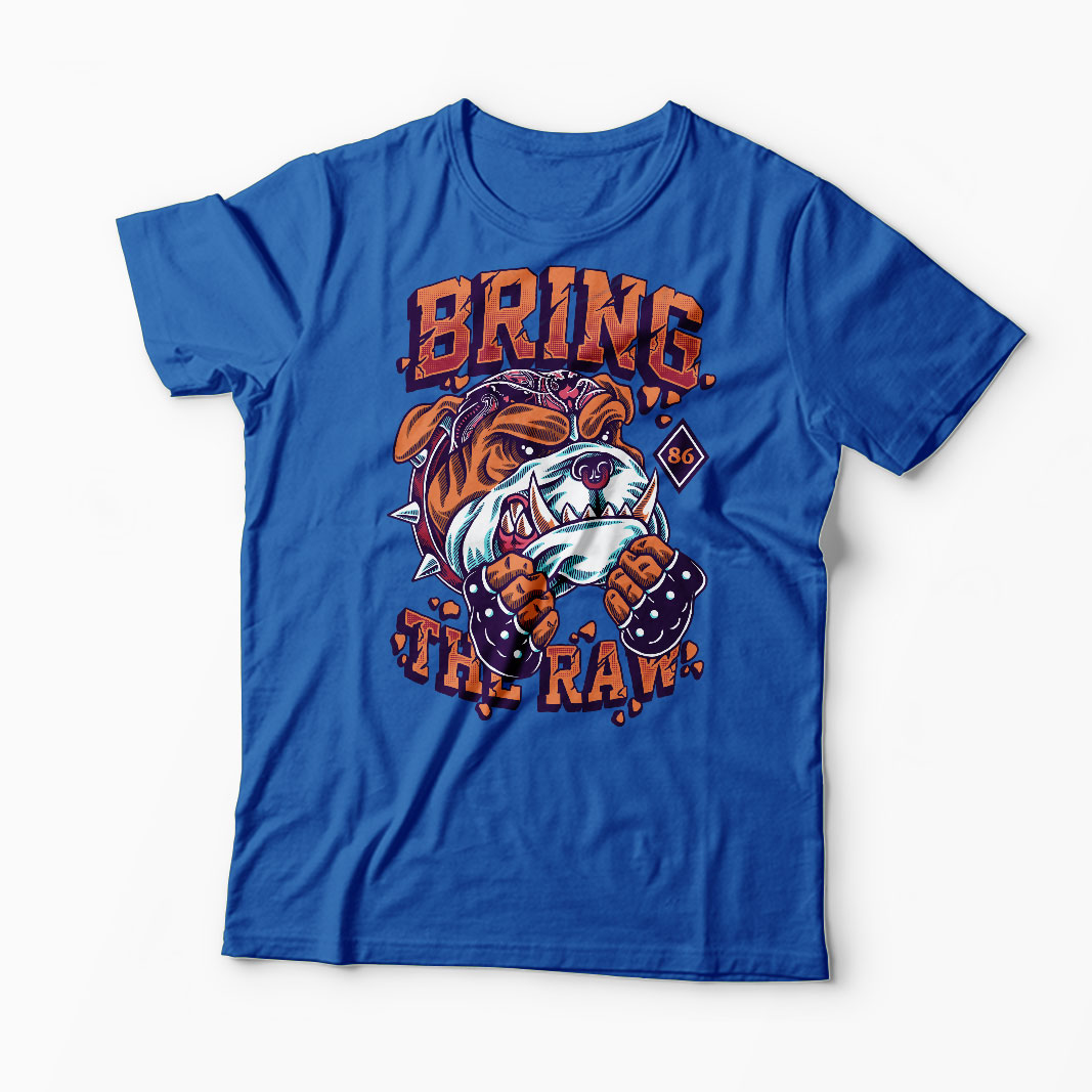 Tricou Bring The Raw - Bărbați-Albastru Regal